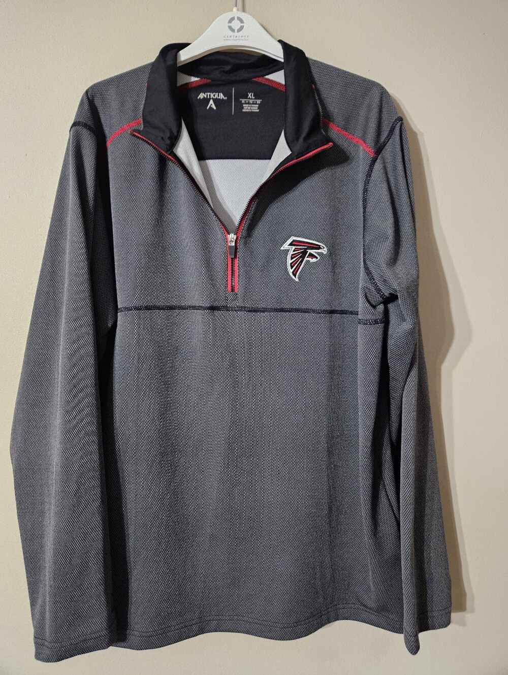 Antigua Atlanta Falcons Quarter Zip Pullover XL